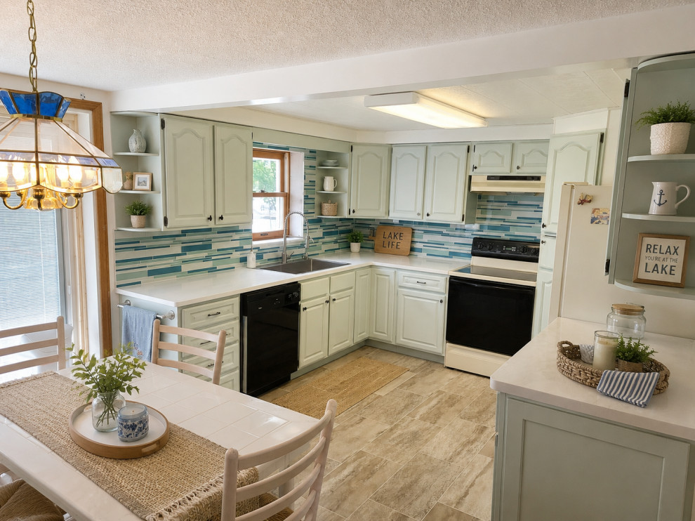 Manitou Beach Lake House Kitchen Refresh & Bath Remodel