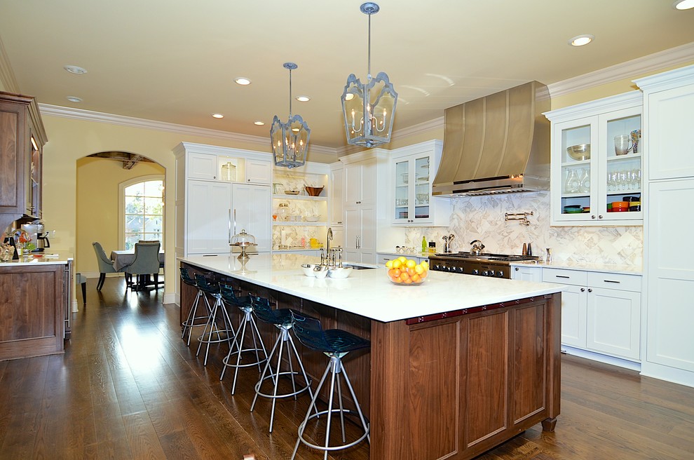 Inspiration for a transitional kitchen in Other.