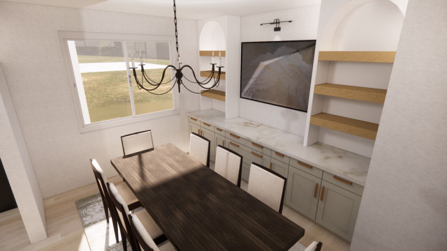 Bernal transitional-rendering