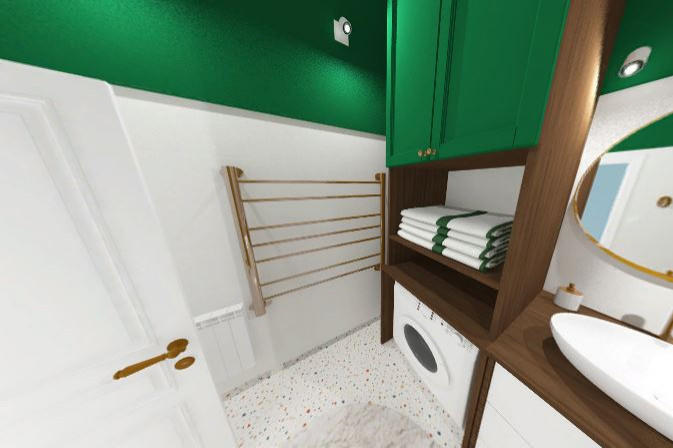 Ванная комната 5,5 кв.м. в Санкт-Петербурге