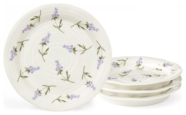 Portmeirion Sophie Conran Lavandula Side Plate Set of 4 Porcelain