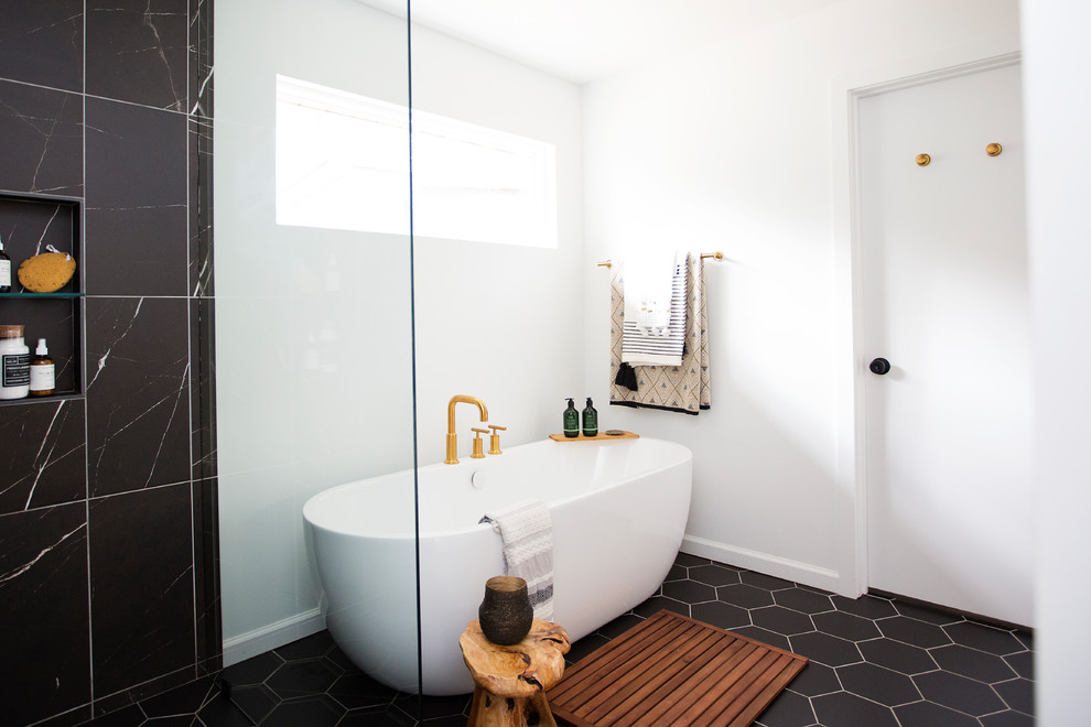 Bathroom - transitional bathroom idea in Atlanta