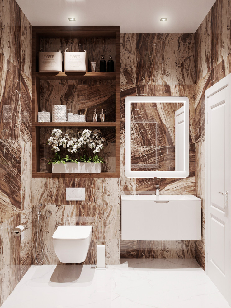 Дизайн Ванной в частном доме