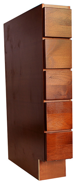 6" Base Spice Drawer Cabinets - Modern - Kitchen Cabinetry ...