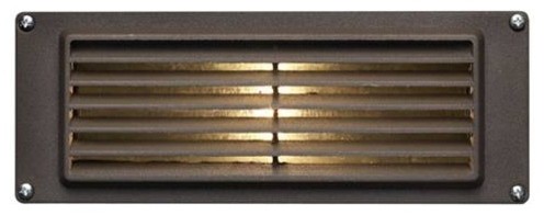Contemporary Hinkley Louvered Brick Finish Low Voltage Deck Light