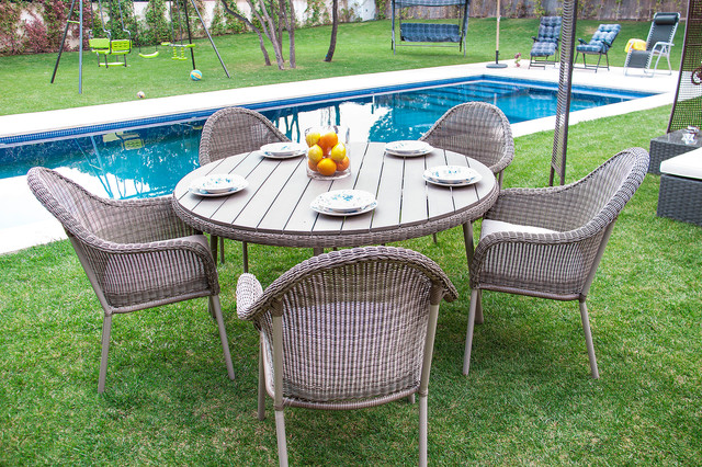 Ambientes de exterior country-garden