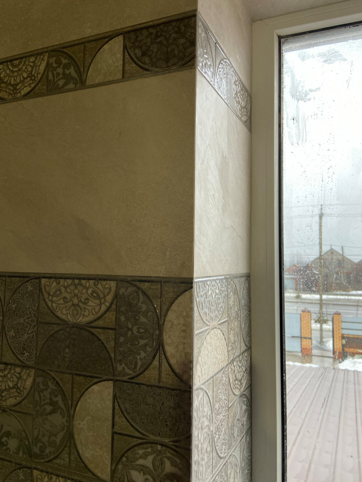 Укладка керамогранита в ваной