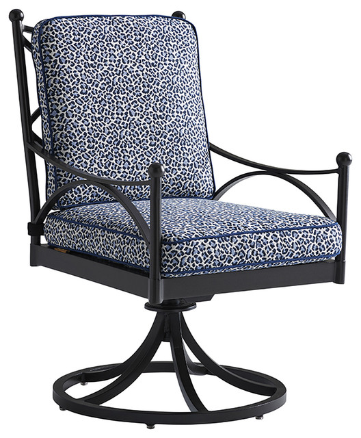 Swivel Rocker Dining Chair Transitional Outdoor Dining Chairs by