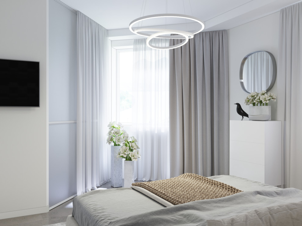 Сдержанный интерьер жилой квартиры