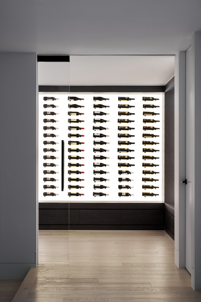 Modern wine cellar in Melbourne.