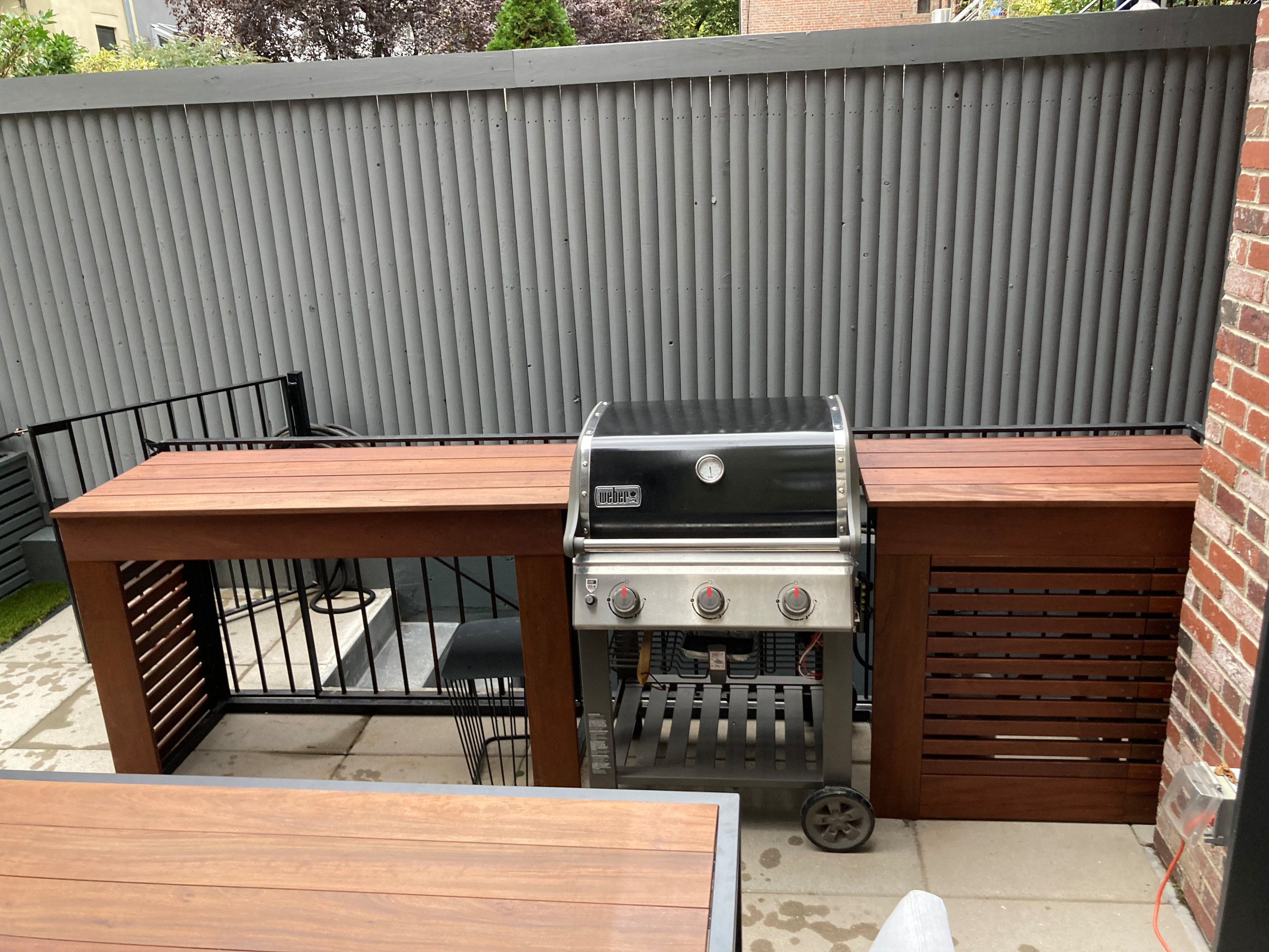 Harlem family backyard