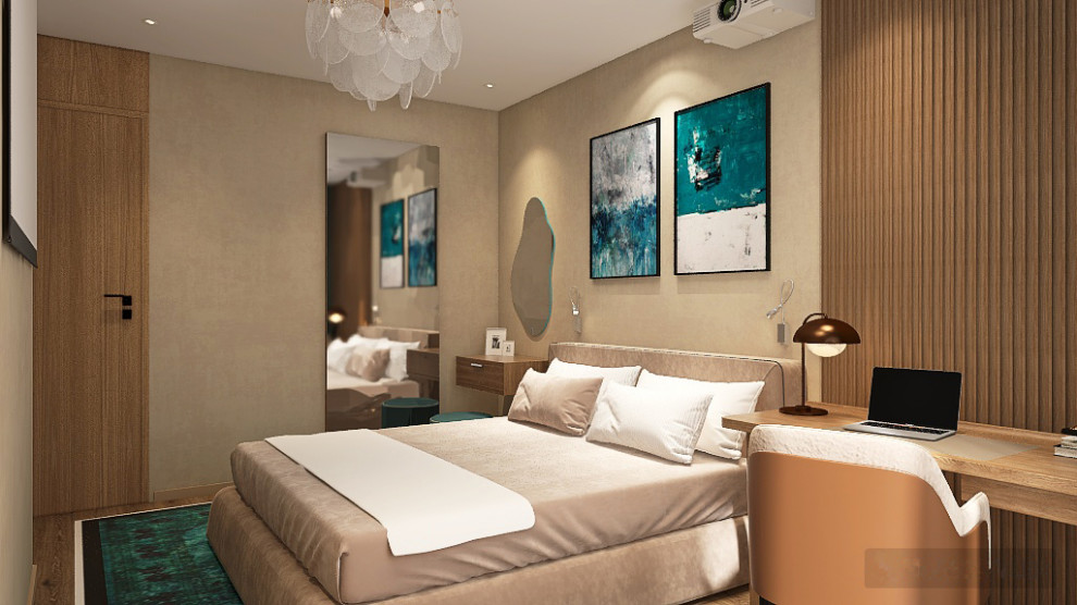 Проект трехкомнатной квартиры 66,8 кв.м.