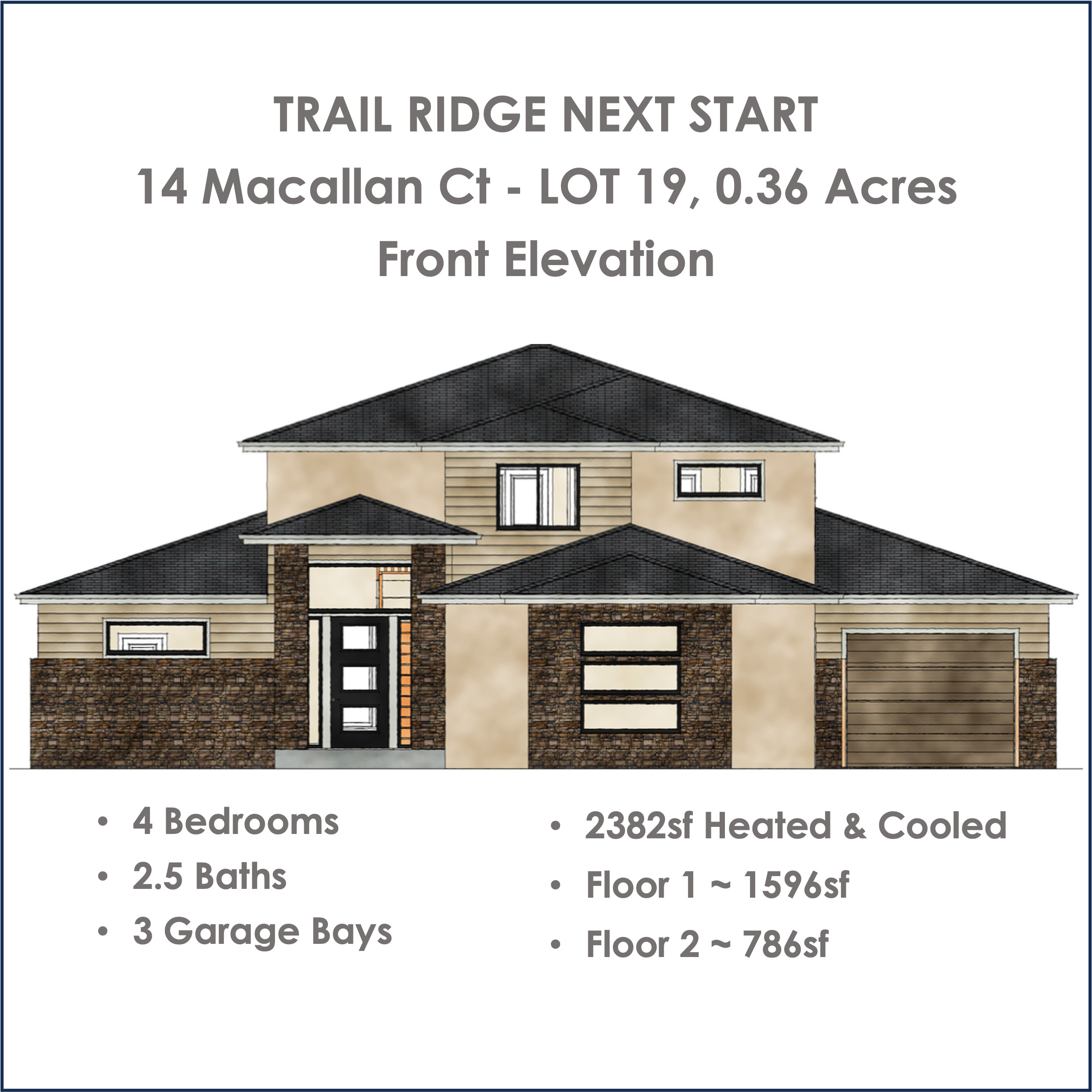 TRAIL RIDGE SUBDIVISION - 38 LOTS