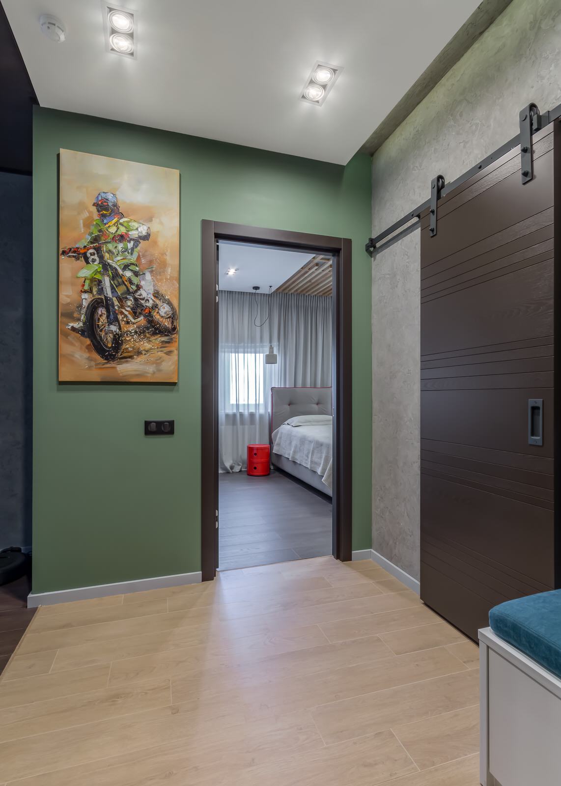 Интерьер в стиле "Яркий лофт"