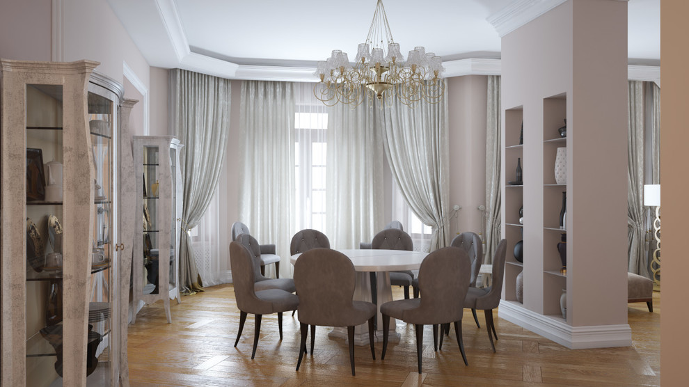 290 m2 Проект "Стиль в большом городе" Обеденная группа