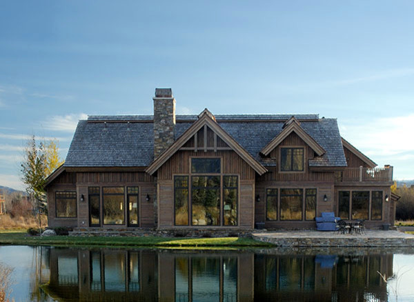 Inspiration for a rustic home design remodel in Jackson