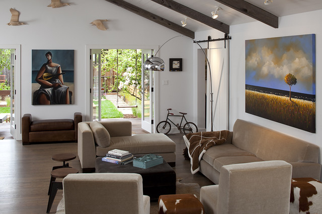 Mill Valley Bungalow contemporary-living-room