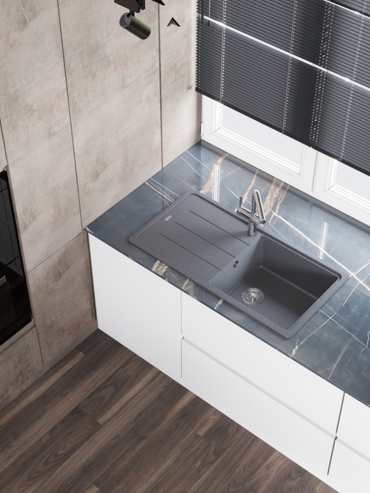 Дизайн-проект кухни-гостиной 38 кв.м