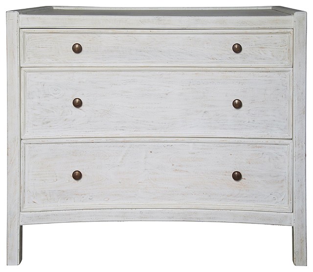 36 Set Of Two Side Table Night Stand Solid Mahogany Wood 3 Drawers White Finish