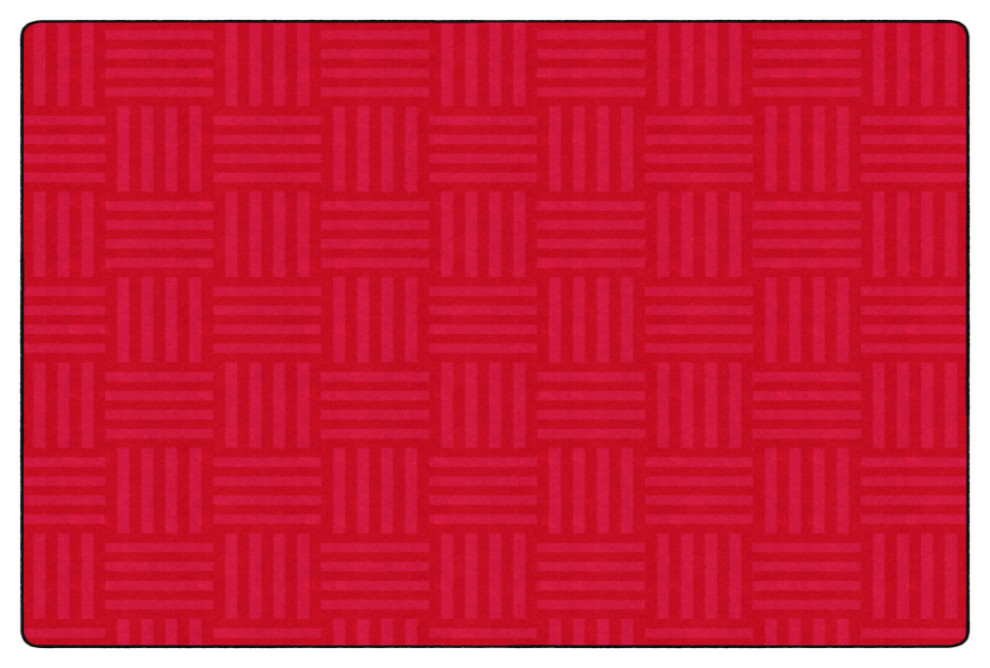 Flagship Carpets FE38558A 10'6"x13'2" Hashtag Tone On Tone Cherry