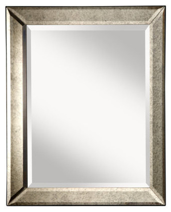Murray Feiss Mr1141 Antiqua 30 Height X 24 Width Clear Retangular Mirror