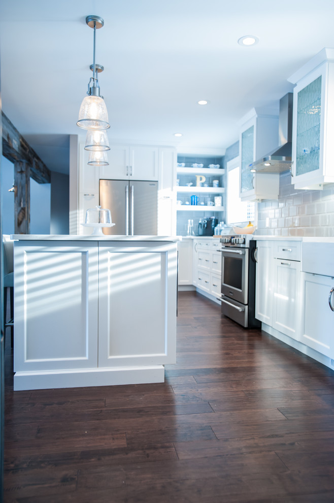 Mountain style kitchen photo in Edmonton