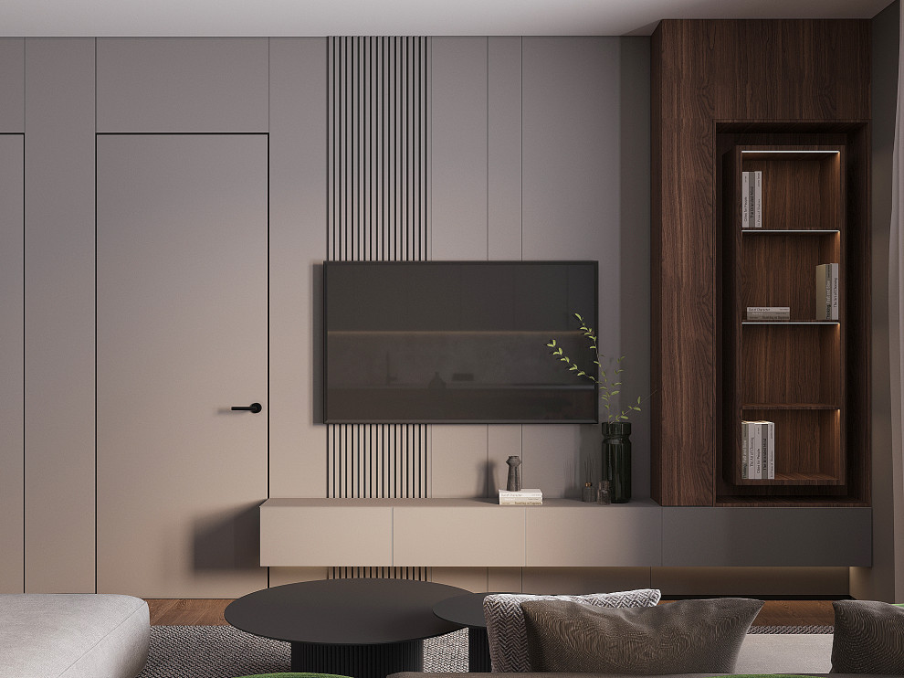 Дизайн-проект квартиры в ЖК «Фонвизинский» 83 кв.м