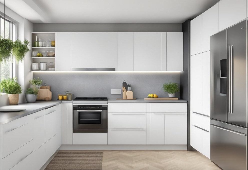 A modern looking kitchen