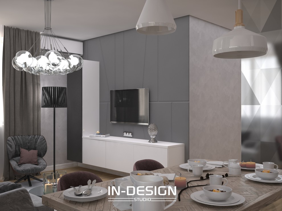 Дизайн-проект Квартиры в ЖК Радужный 90кв.м.