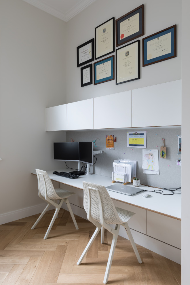 Sandringhome Villa Renovation Transitional Home Office Auckland