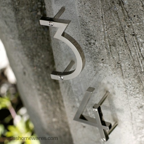 Avalon Modern House Numbers