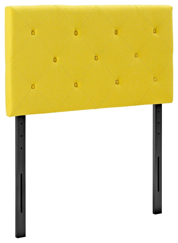 Modern Contemporary Urban Design Bedroom Twin Size Headboard, Red ... - Urban Fabric Headboard Design Inspiration