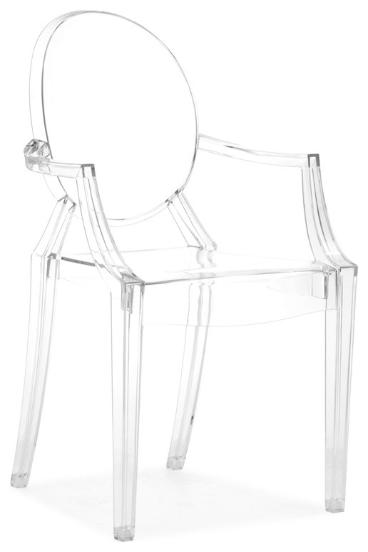 Zuo Modern Anime Transparent Acrylic Dining Chair