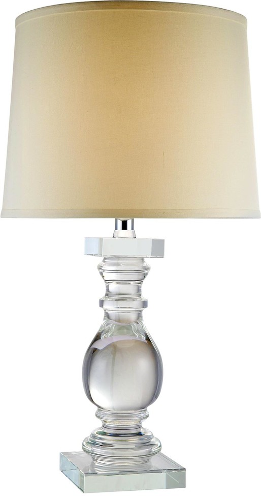 REGINA Table Lamp Transitional 1-Light 3-Light Chrome Crystal E26 E12