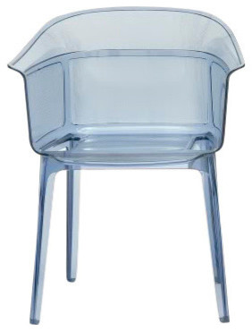 Papyrus Chair, Set of 2, Transparent Powder Blue
