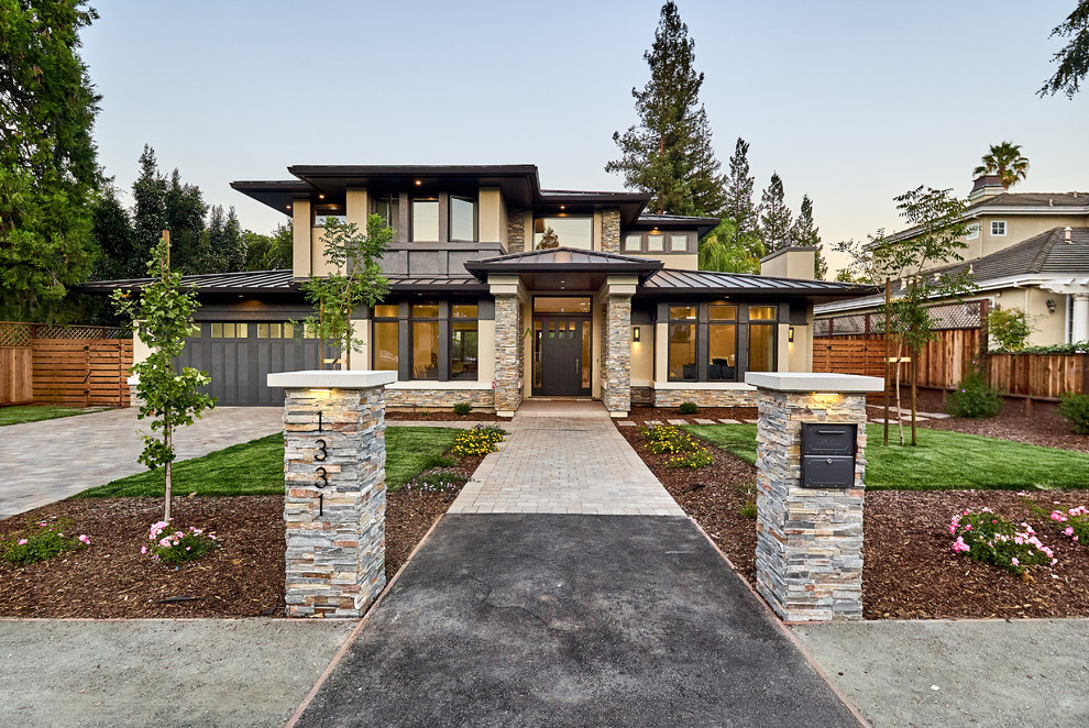 Inspiration for a transitional home design remodel in San Francisco