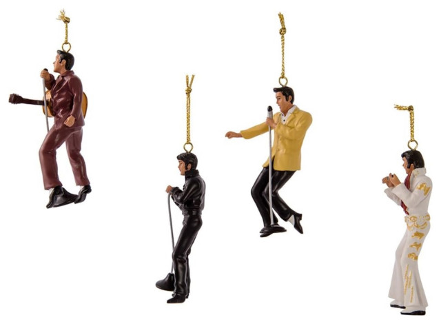 4-teiliges Resin Set Kurt Adler International Dancer Ornament Set - 4 Wunderschöne Figuren Resin Figuren Set