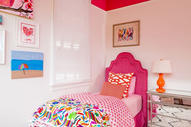 Room of the Day: Girls’ Bedroom Plays With Color and Pattern