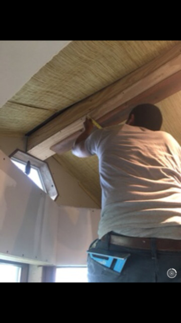 Kitchen Cedar Ceiling Beam & Trim