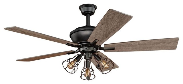 Hamilton Ceiling Fan, 52" - Industrial - Ceiling Fans - by ...