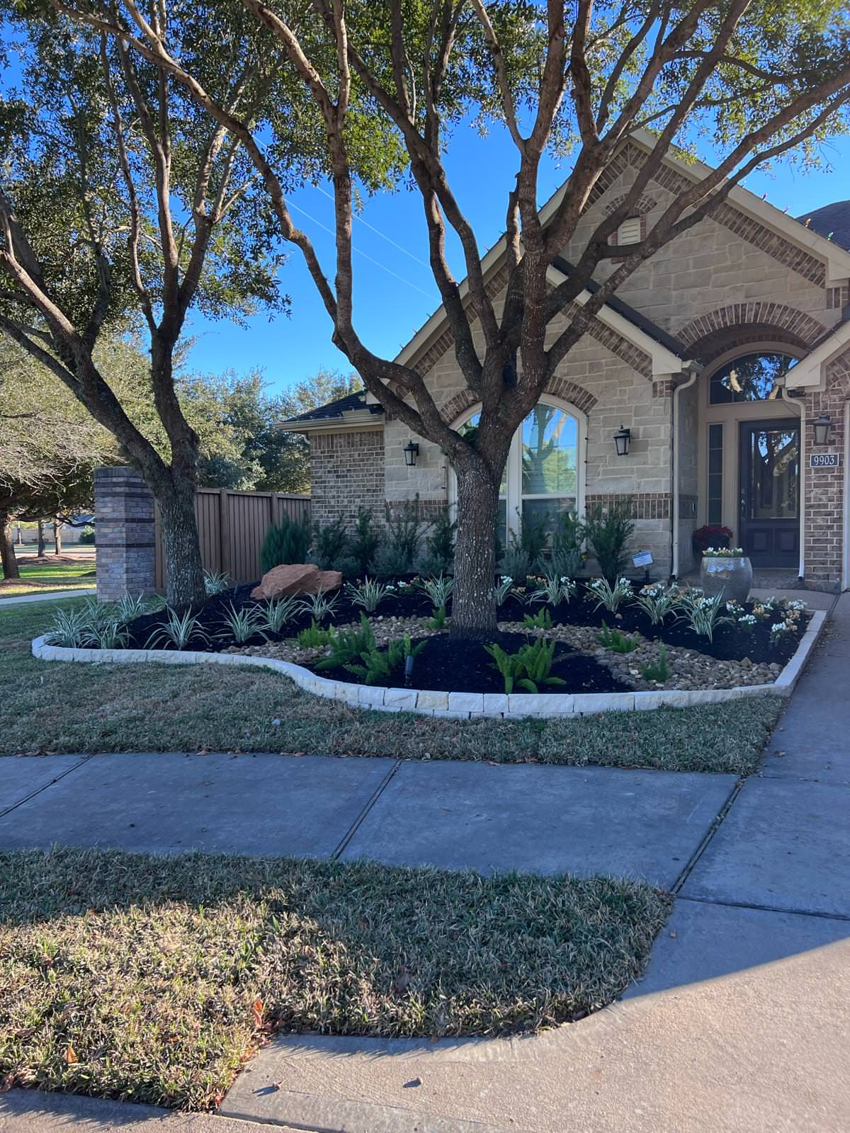 Putting Green, Backyard Paradise and Front yard Makeover in Fulshear!