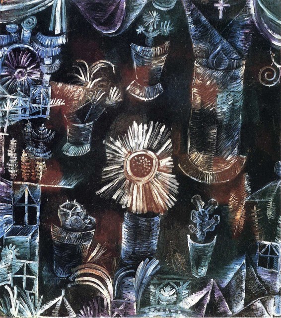 Paul Klee Still Life with Thistle Bloom - 20" x 25" Premium Canvas Print