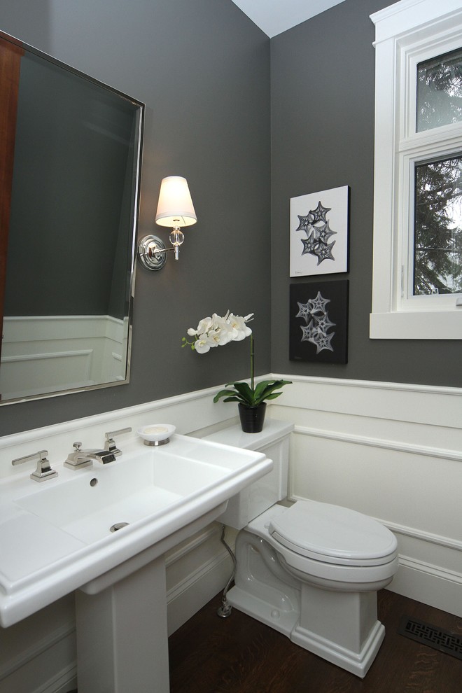 Bathroom - transitional bathroom idea in Calgary
