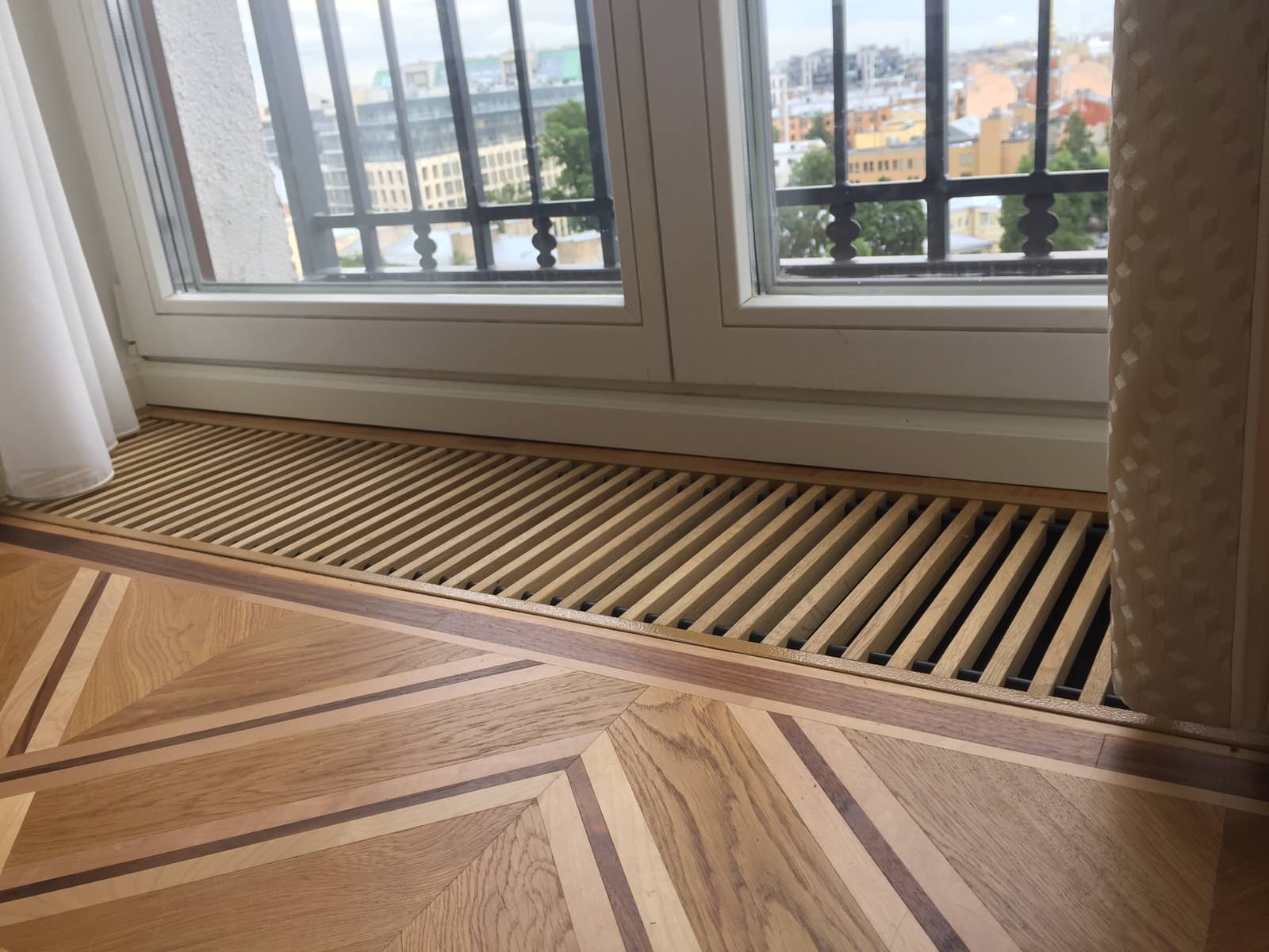 Внутрипольные конвекторы