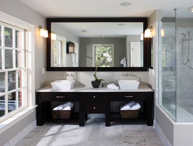 Singular Double Vanity Bathrooms, Small Bathroom Ideas With Double Vanity