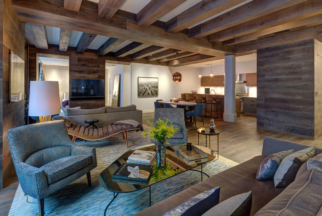 Union Square Loft II contemporain-salon