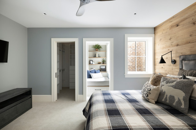 Shingle Style Lodge klassisch-schlafzimmer