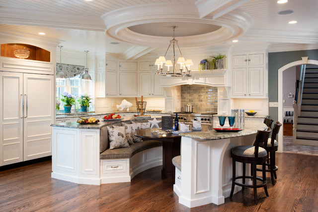 Island for Eight traditional-kitchen