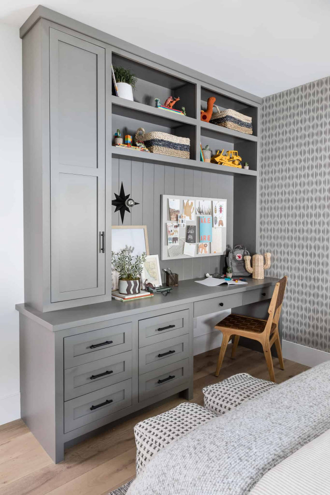 Design ideas for a transitional kids' room in Orange County.
