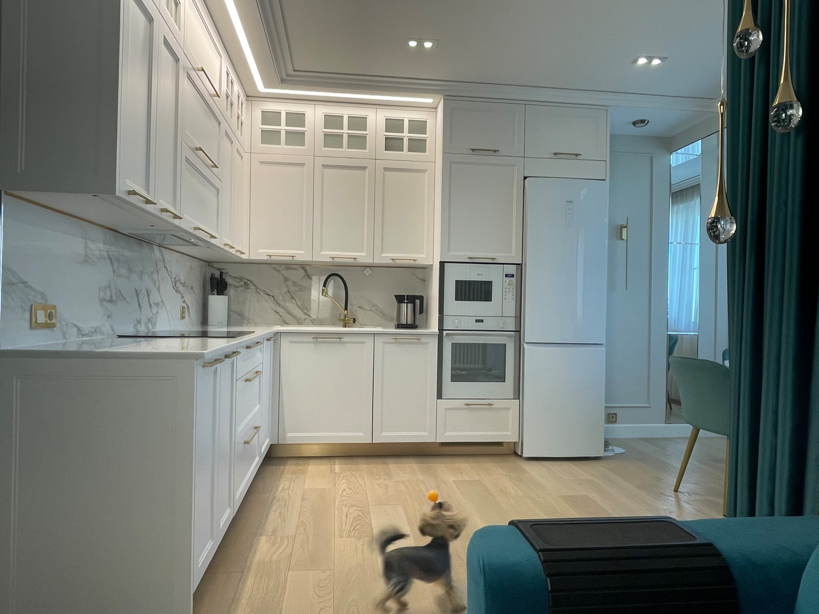 Проект в бирюзовых тонах